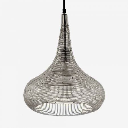 Hanglamp Ise zilver 40cm