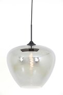 Hanglamp MAYSON Mat Zwart/Smoke - 40 x 40 x 34 cm - afbeelding 1