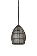 Hanglamp MEYA Zwart/Goud - 20 x 20 x 25 cm