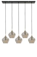 Hanglamp RAKEL Antiek brons/Smoke - 104 x 20 x 120 cm