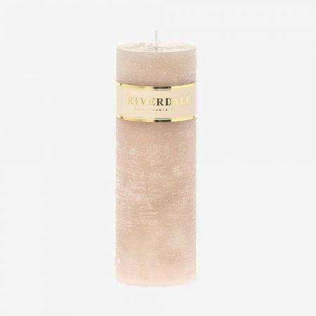 Kaars Pillar beige 7x20cm