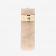 Kaars Pillar beige 7x20cm