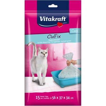 Kattenbakzakken Clofix 15 stuks