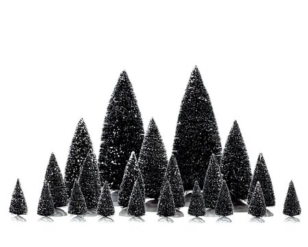 Lemax Assorted pine trees, set of 21