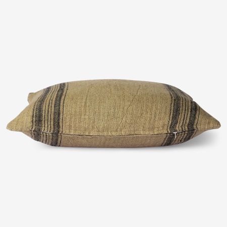 linen cushion dark beige (45x45) - afbeelding 2