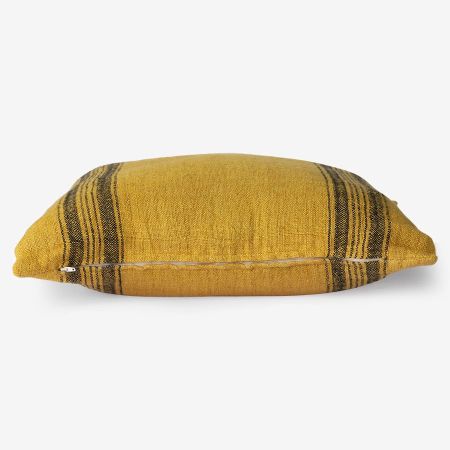 linen cushion mustard (45x45) - afbeelding 2