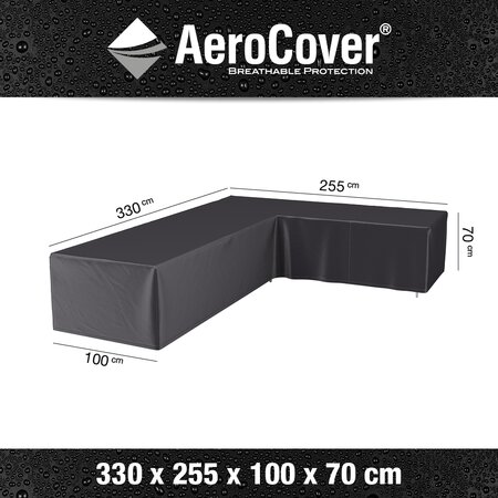 Lounge cover L 330x255x100xH70 Right - afbeelding 4