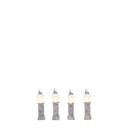 Luville Lantern on foot (4 pcs) BO - 2 x 2 x 8 cm