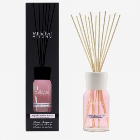 Millefiori Milano Reed Diffuser 500 ml Magnolia Blossom & Wood