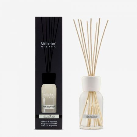 Millefiori Milano Reed Diffuser  White Mint & Tonka