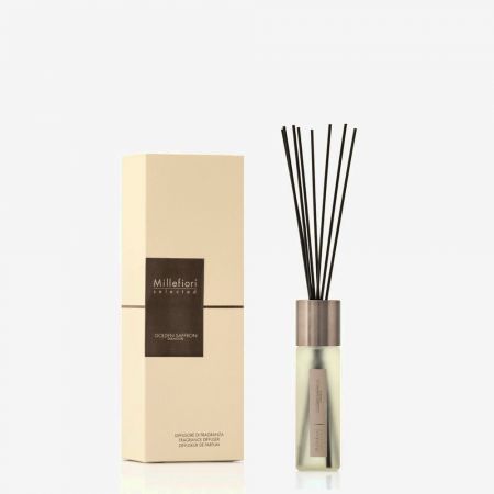 Millefiori Milano Selected Reed Diffuser 100 ml Golden Saffron