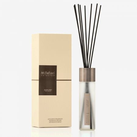 Millefiori Milano Selected Reed Diffuser 350 ml Silver Spirit