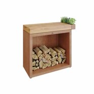 OFYR Butcher Block Storage 90 Corten Teak Wood