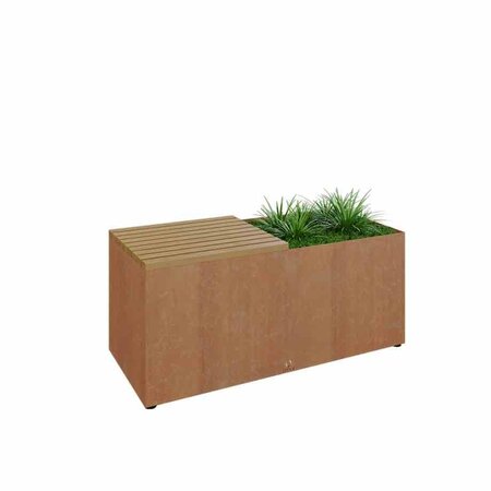 OFYR Herb Garden Bench Corten