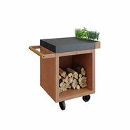 OFYR Mise en Place Table Corten 65 PRO Ceramic Dark Grey