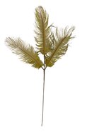 Ornament 3 Veren FEATHER Licht Goud - 30 x 1 x 59 cm