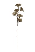 Ornament 6 Bloemen FLOWER Licht Goud - 25 x 12 x 110 cm