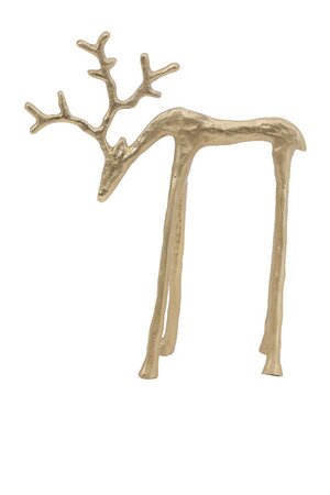 Ornament DEER Goud - 21,5 x 9,5 x 25 cm - afbeelding 2