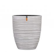 Ovale pot I Loop 33x15x36 ivoor