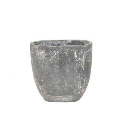 Planter Anne blue stone D26x13 H25