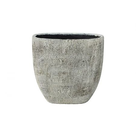 Planter Anne white earth D32x14 H30