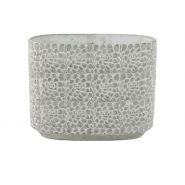 Planter Bloom cement D26x13 H21