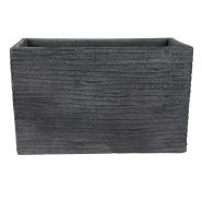 Planter Boris zwart D55x24 H35