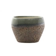 Planter Liza mint grey D25x14 H19