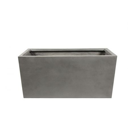 Planter Static grey D120x37 H48