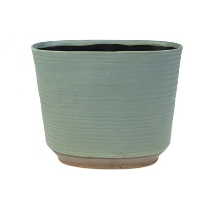 Planter Suze blue D27x14 H25