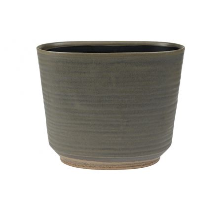 Planter Suze brown D27x14 H25