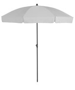 Platinum Middenstokparasol Aruba volant Ø 200 cm Lichtgrijs - afbeelding 1