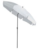 Platinum Middenstokparasol Aruba volant Ø 200 cm Wit - afbeelding 2