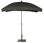 Platinum Middenstokparasol Aruba volant 200 x 130 cm Zwart - afbeelding 1