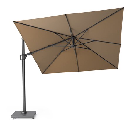 Platinum Zweefparasol Challenger T² 300 x 300 cm Taupe - afbeelding 2