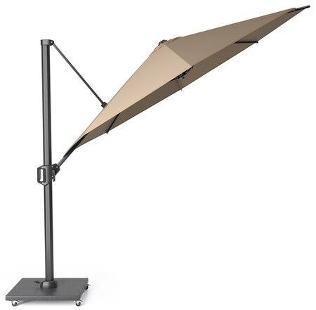 Platinum Zweefparasol Challenger T¹ Ø 350 cm Taupe - afbeelding 2