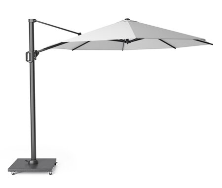 Platinum Zweefparasol Challenger T¹ Ø 350 cm Wit - afbeelding 1