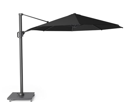 Platinum Zweefparasol Challenger T¹ Ø 350 cm Zwart - afbeelding 1