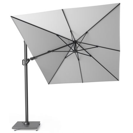 Platinum Zweefparasol Challenger T² 350x260 lichtgrijs - afbeelding 2