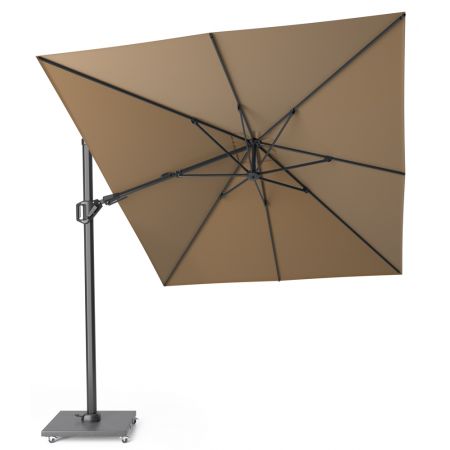 Platinum Zweefparasol Challenger T² 350x260 taupe - afbeelding 2