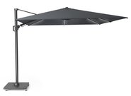 Platinum Zweefparasol Challenger T² Glow 300 x 300 cm Antraciet - afbeelding 1