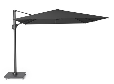 Platinum Zweefparasol Challenger T¹ Premium 300 x 300 cm Faded black - afbeelding 1