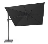 Platinum Zweefparasol Challenger T² Premium 300 x 300 cm Faded black - afbeelding 2