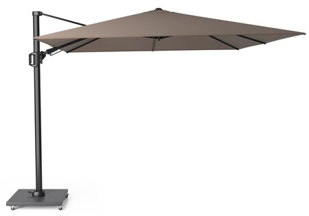 Platinum Zweefparasol Challenger T² Premium 300 x 300 cm Havana - afbeelding 1