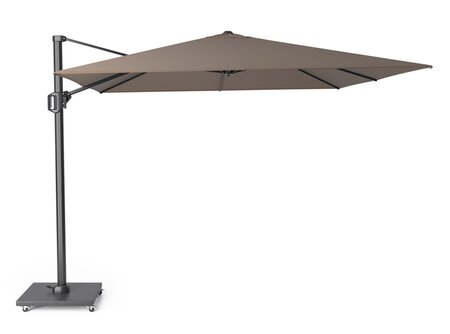 Platinum Zweefparasol Challenger T¹ Premium 300 x 300 cm Havana - afbeelding 1