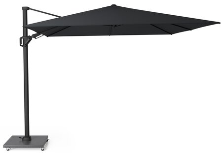 Platinum Zweefparasol Challenger T² Premium 300 x 300 cm Jet black - afbeelding 1