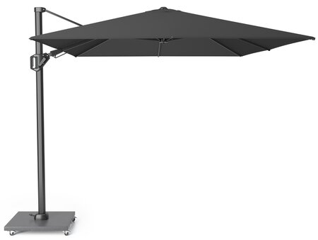 Platinum Zweefparasol Challenger T² Premium 350 x 260 cm Faded black - afbeelding 1