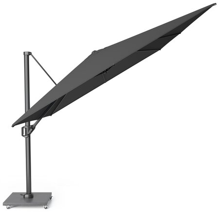 Platinum Zweefparasol Challenger T¹ Premium 400 x 300 cm Faded black - afbeelding 2