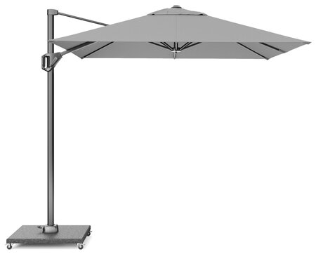 Platinum Zweefparasol Voyager T¹ 250 x 250 cm Lichtgrijs - afbeelding 1