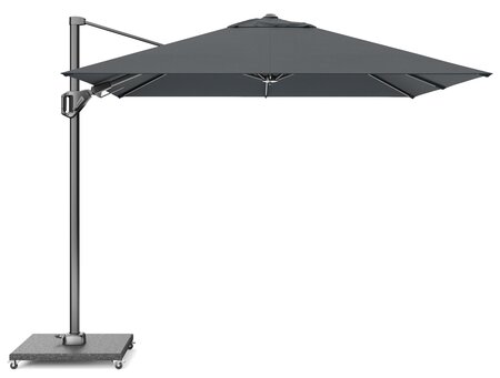 Platinum Zweefparasol Voyager T² 270 x 270 cm Antraciet - afbeelding 1